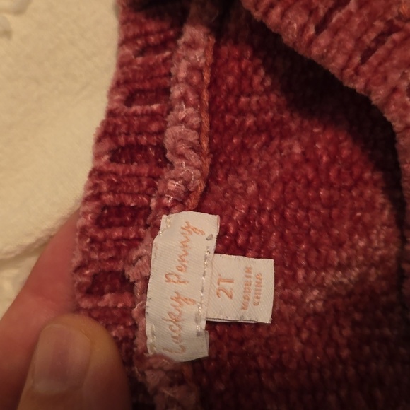 BOTH For $15:  Levi's Jeans And Silver And Pink Sweater Size 2T (0718) - Picture 8 of 8